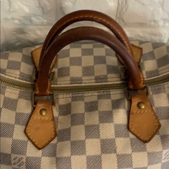 Authentic Louis Vuitton speedy 35 damier Azur - Picture 2 of 7